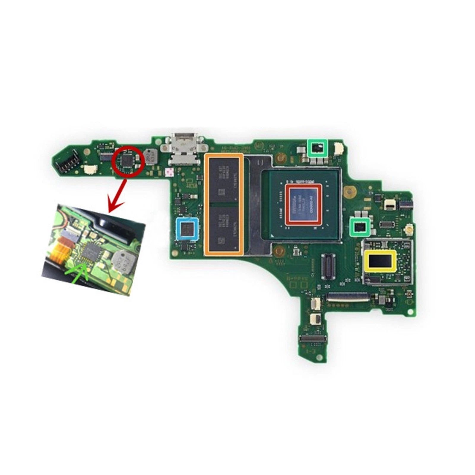 Console Motherboard Battery Charging Ic Chip Replacement For Nintendo