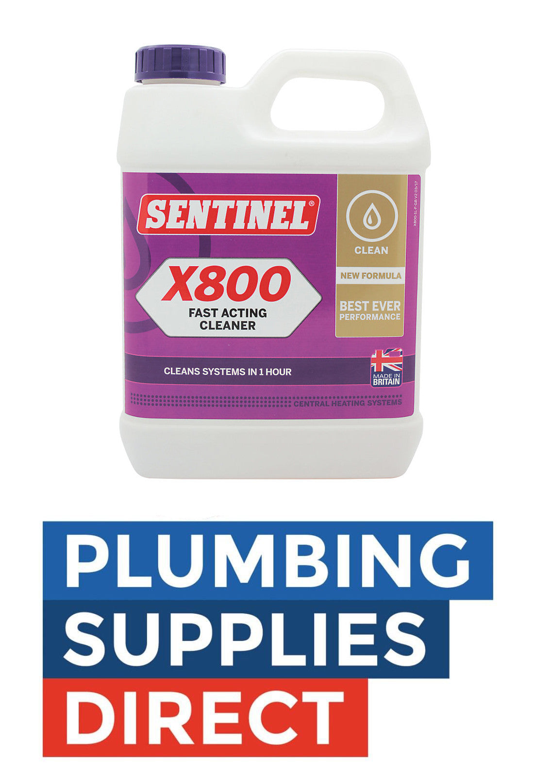 Sentinel X800 Heavy Duty Cleaner 1LTR