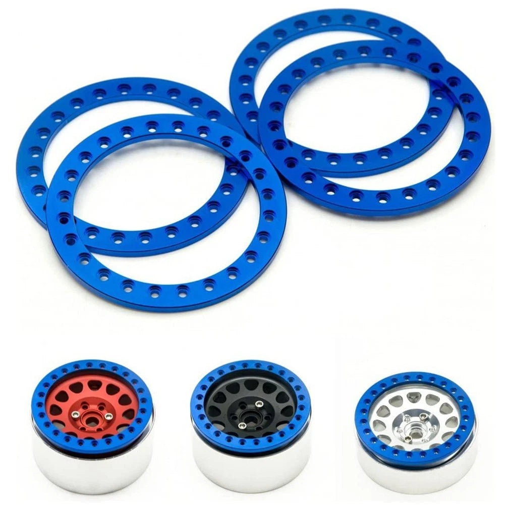 Cnc Aluminum Wheel Outer Beadlock Ring For 1.9" Wheels Rim 1/10 Rc