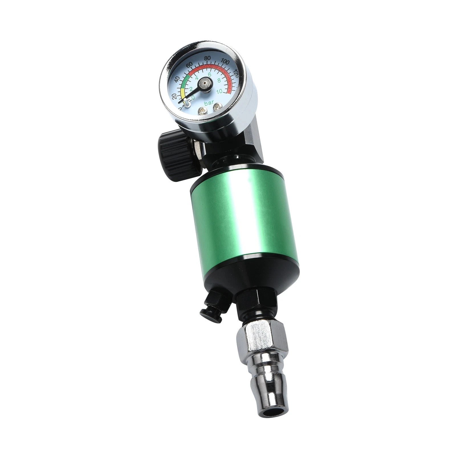 1/4" Npt Air Pressure Regulator 0-10 Bar Oil Separator Gauge Air