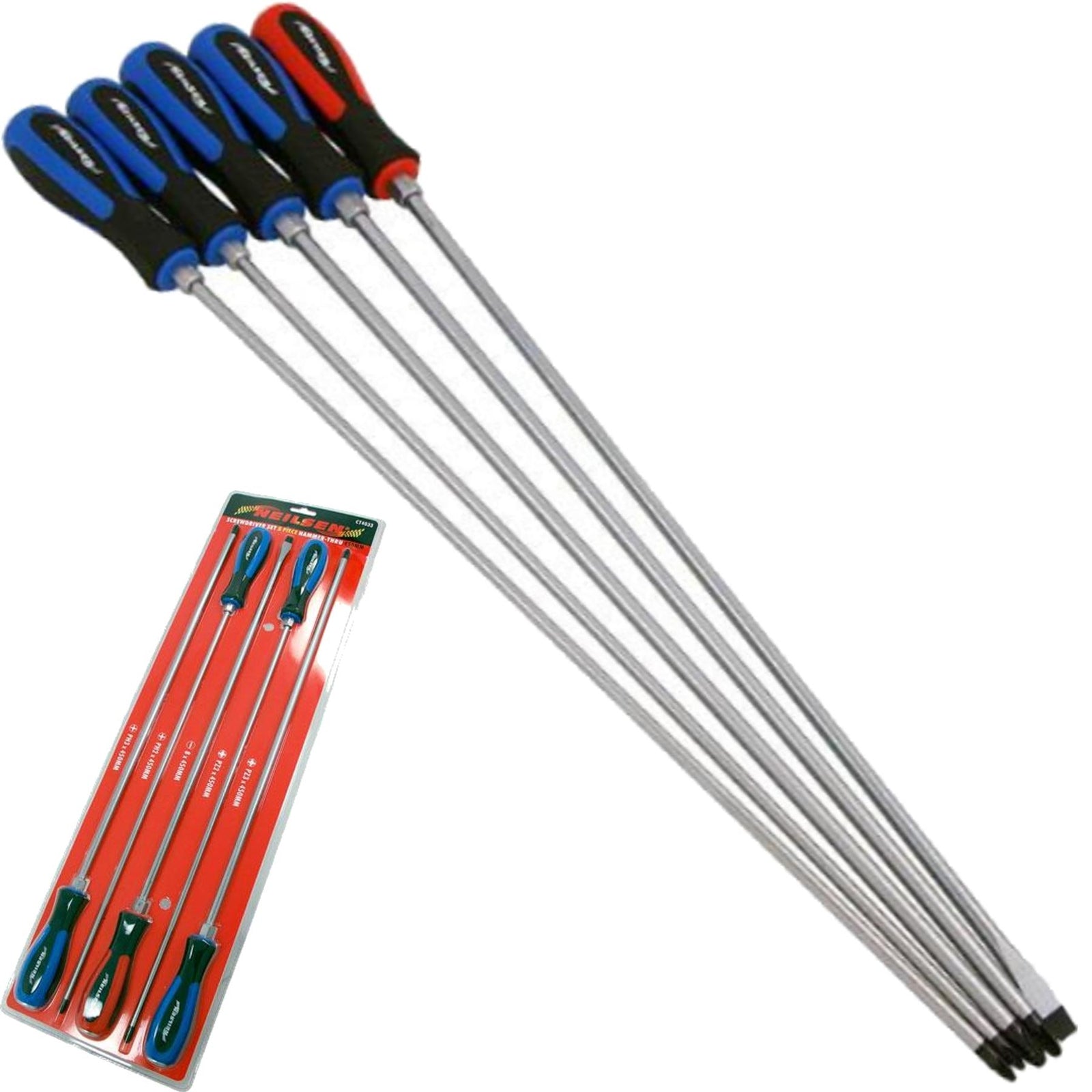 Neilsen Extra Long Reach Screwdriver Set