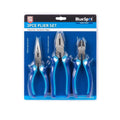 Plier Set | Long Nose, Side Cutter & Combination Pliers – Soft Grip