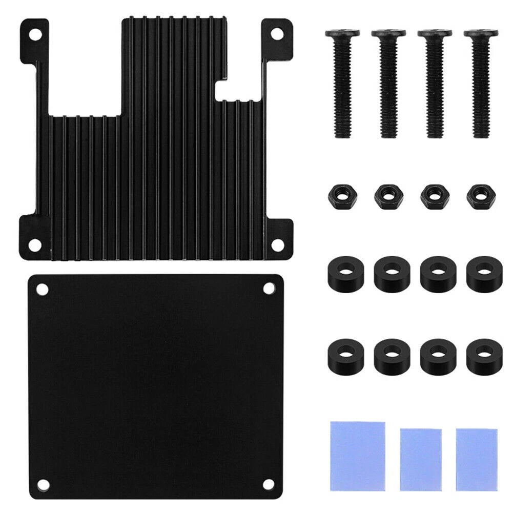 Aluminum Alloy Acrylic Shell Passive Cooling Heatsinks Case For