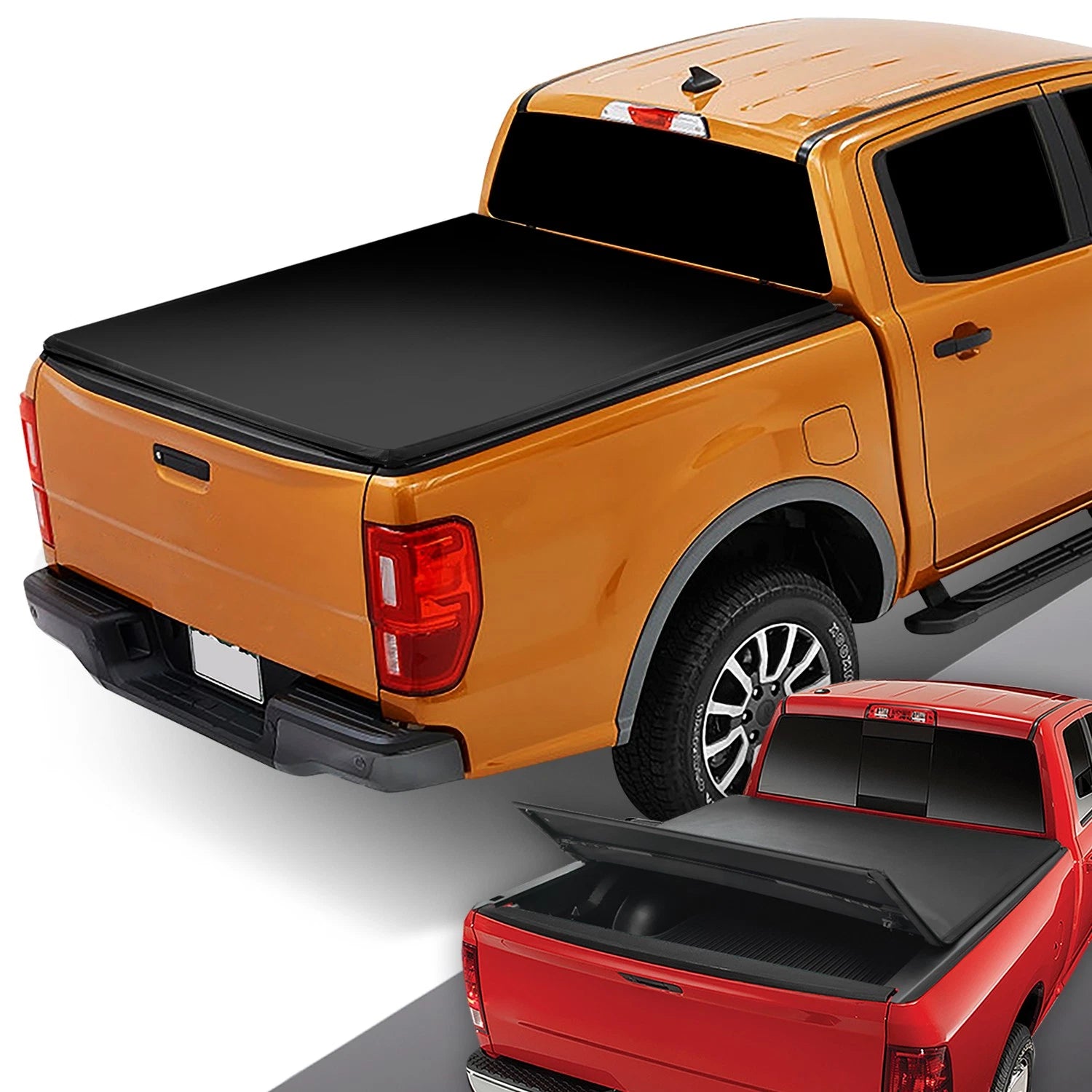 Fit 19-23 Ford Ranger 6' Truck Bed Vinyl Soft Top | Built Supply Co