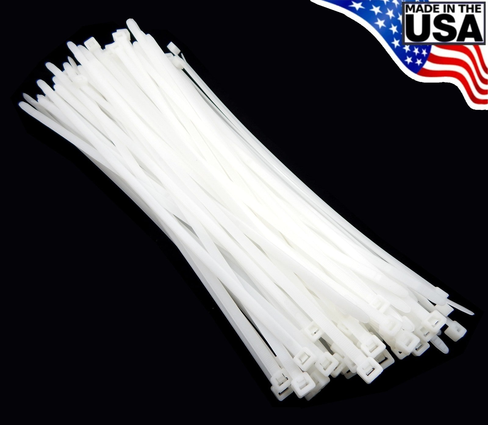 Zip Cable Ties 14" 120lbs, 100pc