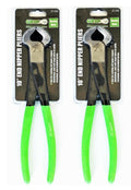 2 GRIP 10" LONG REACH END NIPPER CUTTERS WIRE CUTTING PLIERS PINCER DYKES SNIPSO