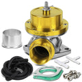 Universal Aluminum Gold S Style 2.5 Flange Turbo Blow Off Valve Bov