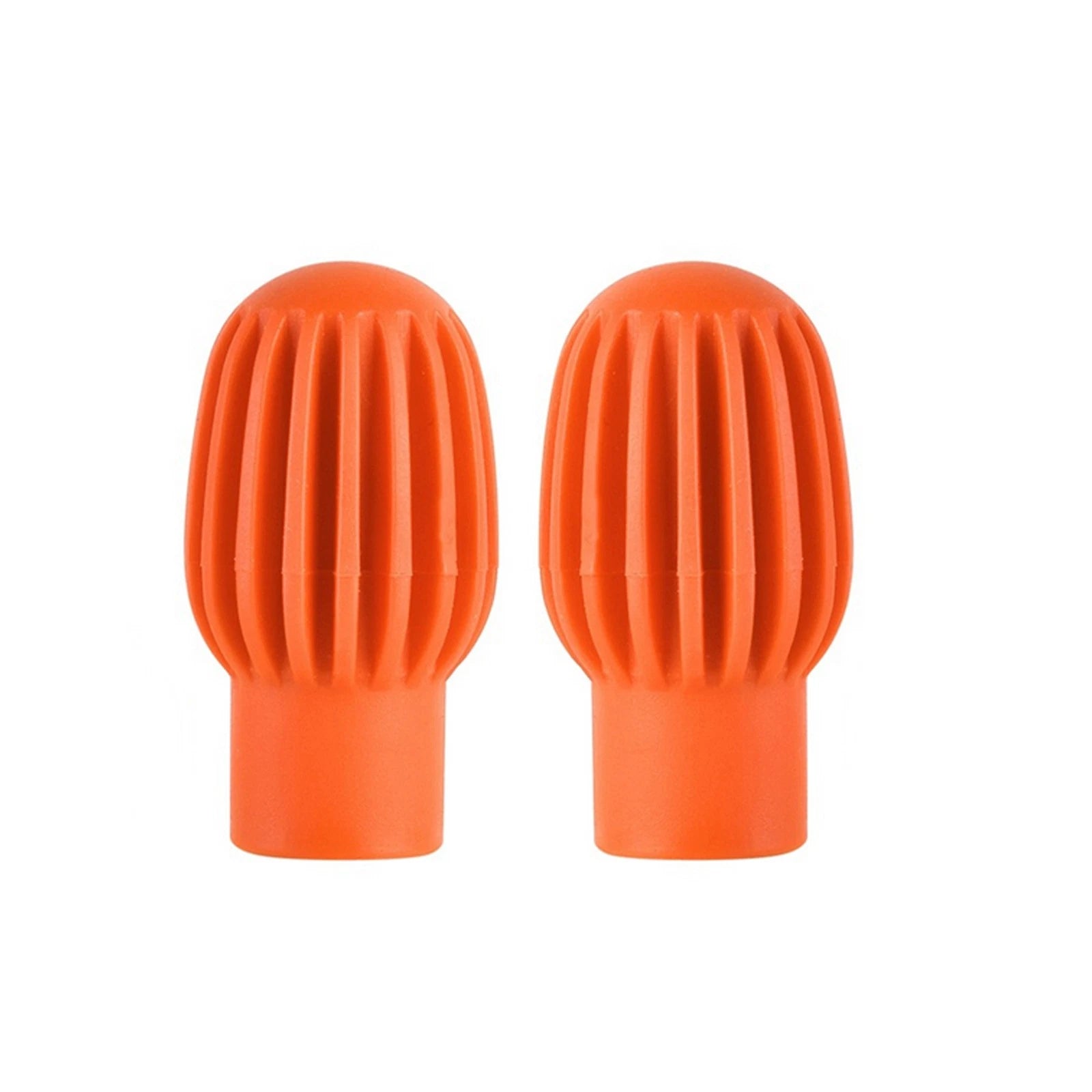 2pack Silicone Drumstick Mute Silicone Cover Head Sleeve Protective