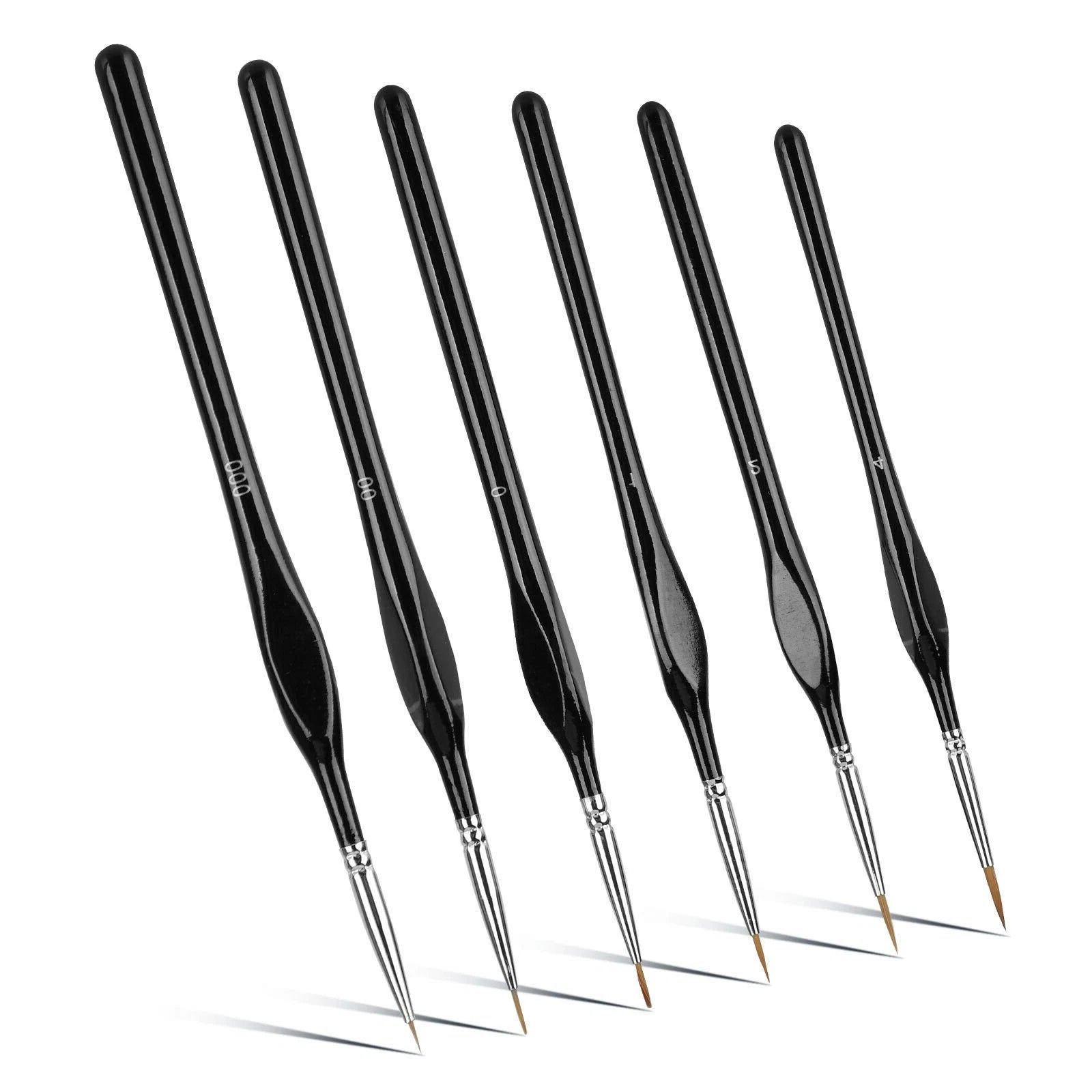Extra Fine Ef Tip Details Paint Miniatures Model Maker Painting Brush