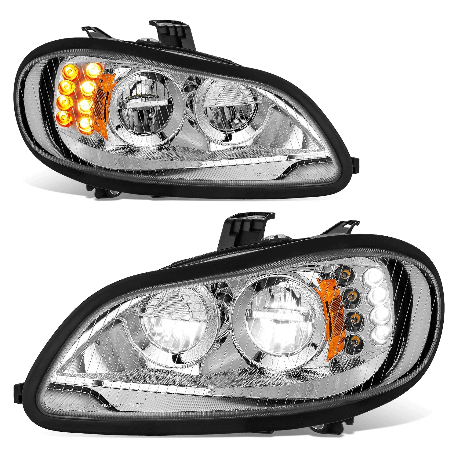 Fit 03-18 Freightliner M2 106 112 Full Led Chrome | Built Supply Co