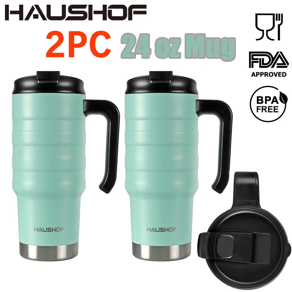 24oz Stainless Steel Tumbler Leak Proof Vacuum Insulated Travel