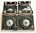 4 ILLINOIS INDUSTRIAL 4-1/2" COARSE KNOTTED WIRE WHEELS 5/8"-11 ANGLE GRINDEROpe