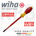 Wiha 35392 Slotted Screwdriver 6.5mm Flat Head 1000v SlimFix VDE ElectricianOpen