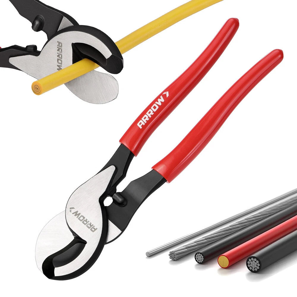 Arrow 9.5inch Heavy Duty Cable Cutter Plier Cr-v Steel High Leverage