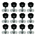 M8x60 Fixed Track Accessories Star Handle Nut For Caravans Trailers
