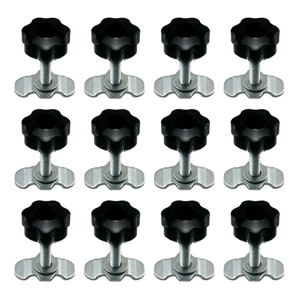 M8x60 Fixed Track Accessories Star Handle Nut For Caravans Trailers