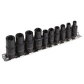 Neilsen Tap Socket Set Magnetic 1/4" & 3/8" Drive For M1.5–m14 Thread