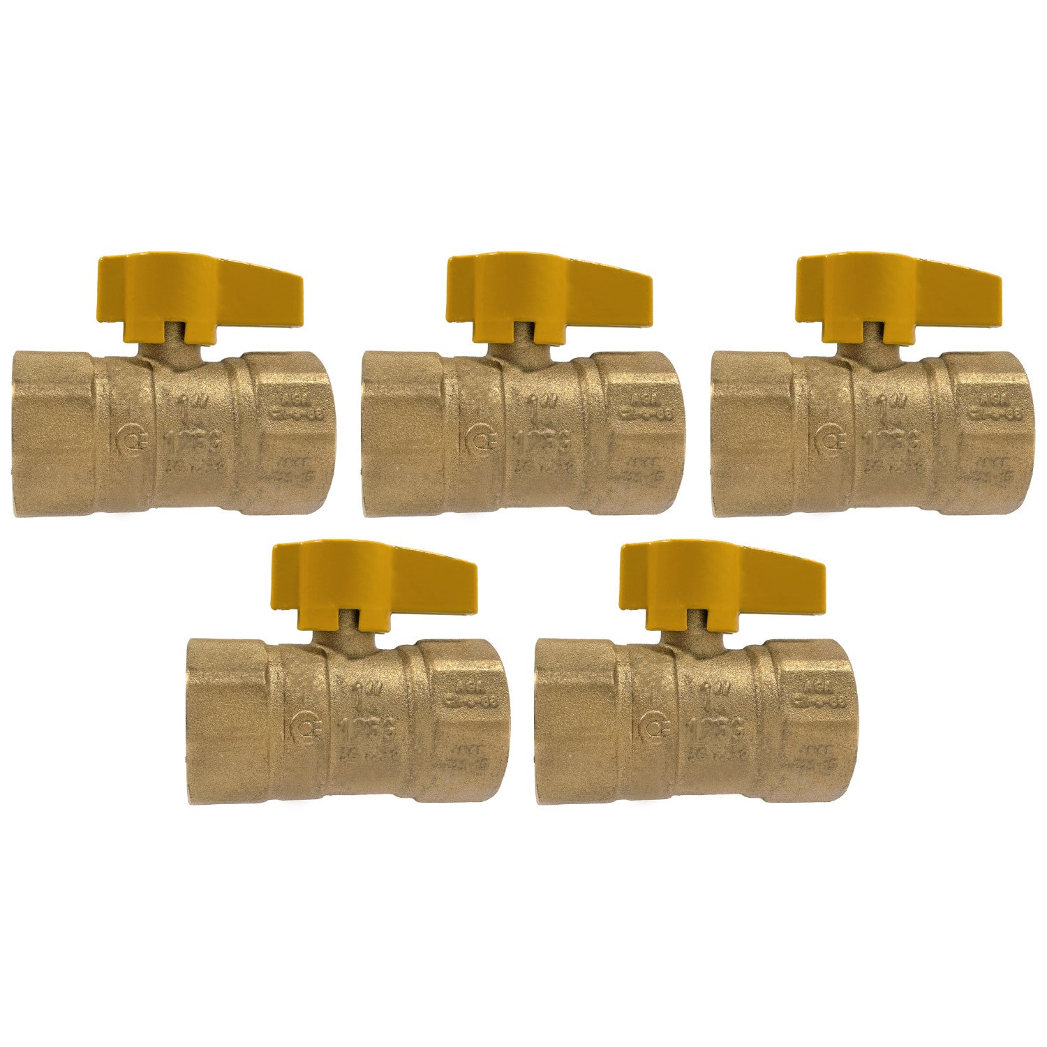 XFITTING 1" Female Gas Valve - 5 Pack