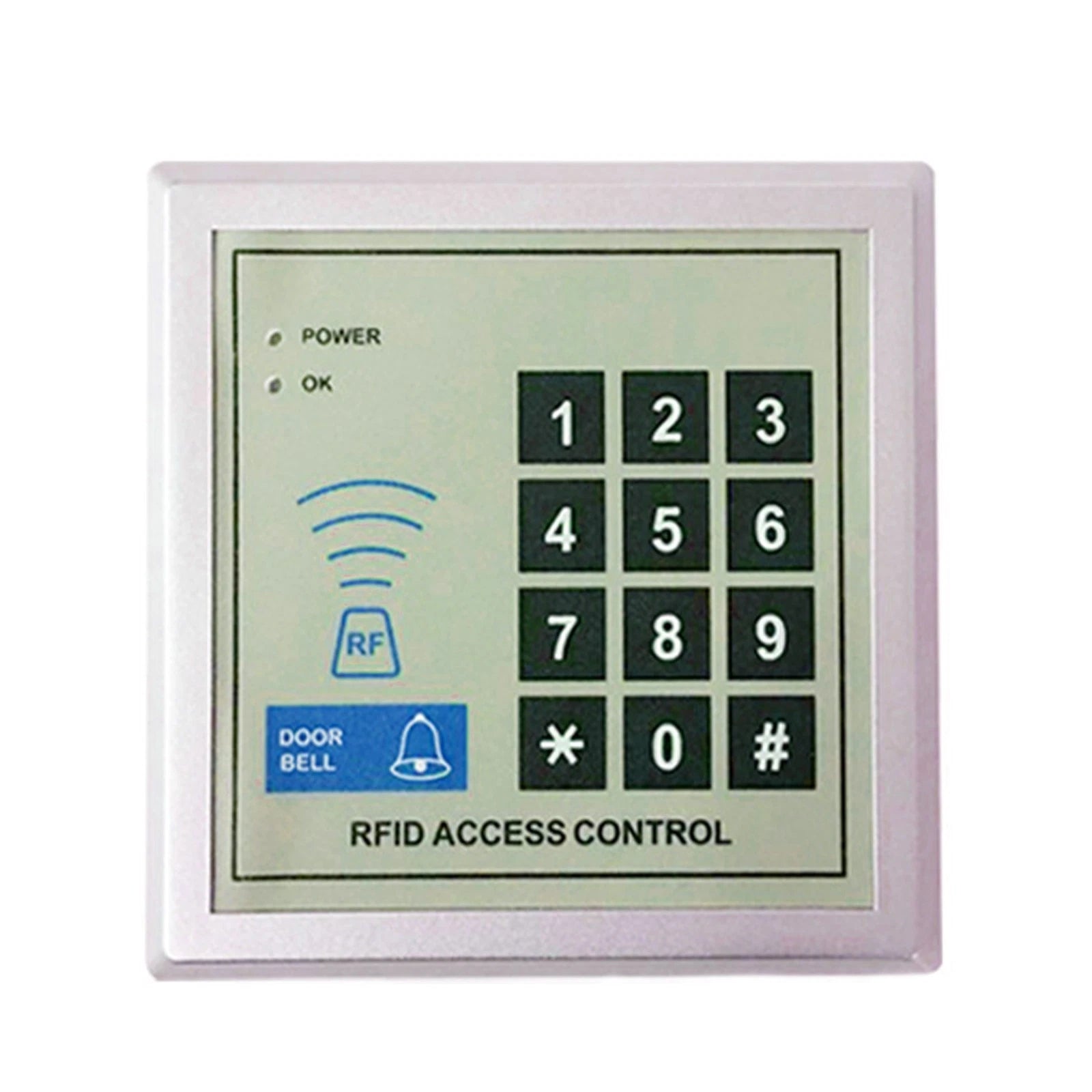 Electric Lock Rfid Door Access Control Controller System Kit + 10 Key