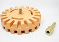 4" Decal Removal Rubber Eraser Wheel with Drill Adapter by Unbranded