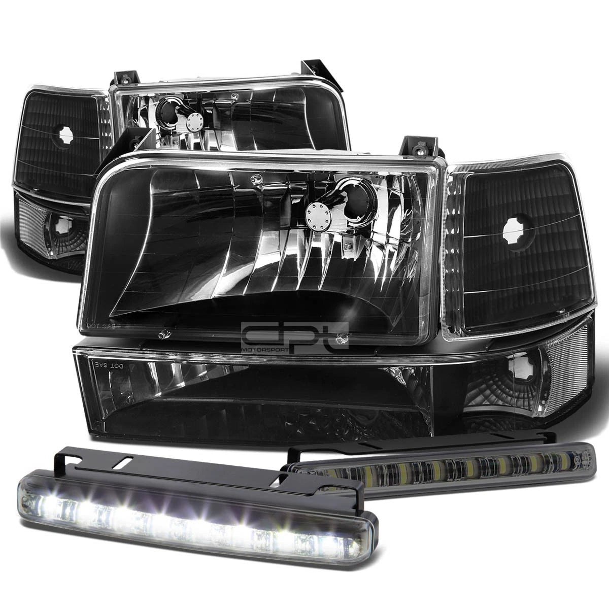 Black Housing Headlight+clea<wbr/>r | Built Supply Co