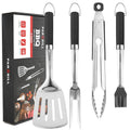 PARGRILL 4 PIECE Heavy Duty Grill Accessories BBQ Set Barbecue