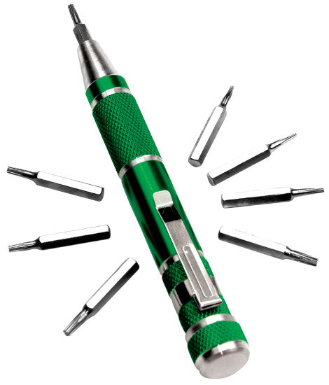 Performance Tool 9-Piece Green Screwdriver Set by Performance Tool