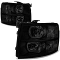 Fit 07-14 Chevy Silverado Pair Tinted Housing Clear | Built Supply Co