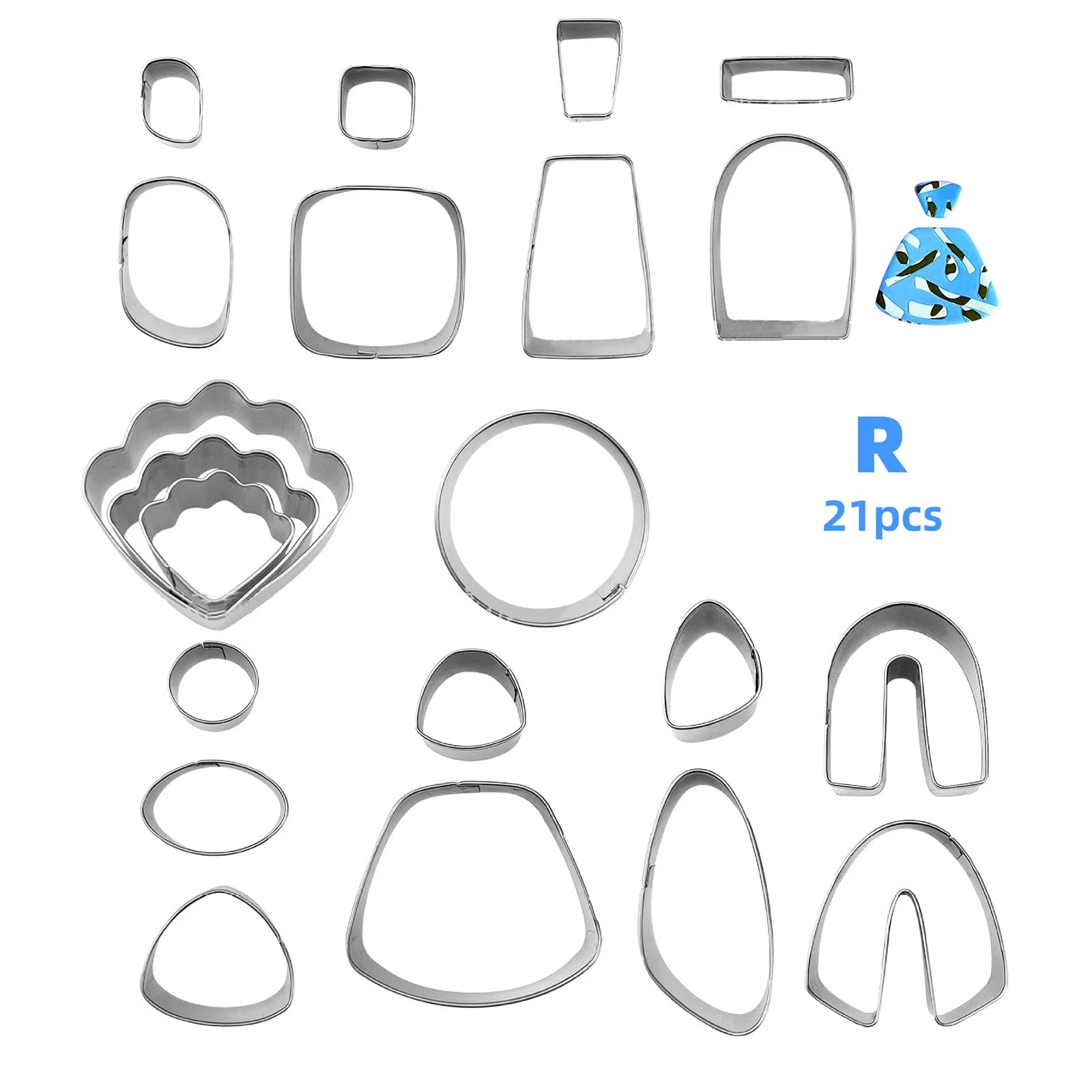 Clay Earring Cutters Polymer Clay Tool Diy Ceramic Craft Cutting Mold
