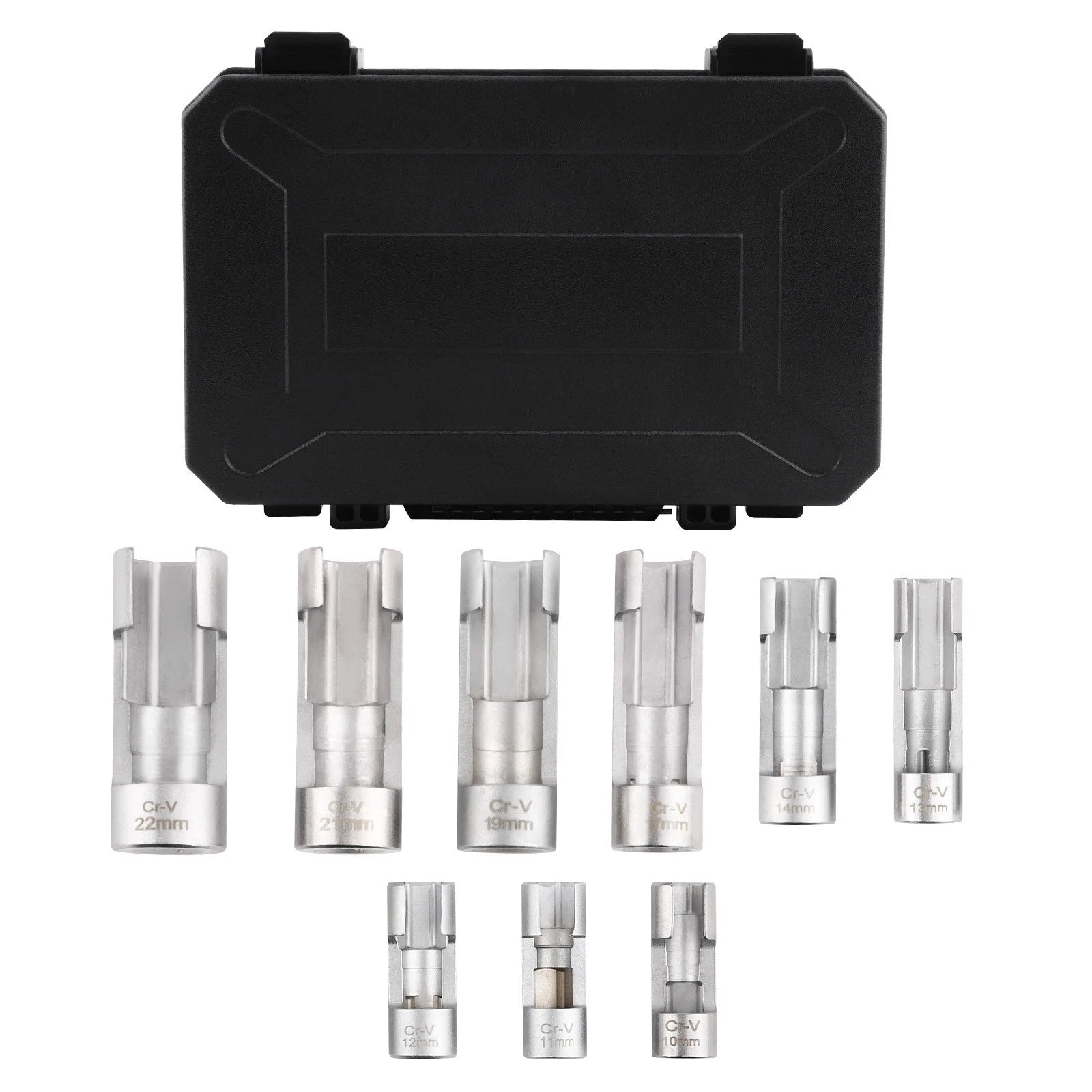 Diesel Injector Fuel Line Socket Wrench Set 17mm 19mm 21mm 22mm 3/8" sockets