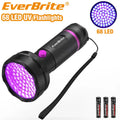 Everbrite 68 Led Black Light Flashlight Uv Flashlights 395 Nm