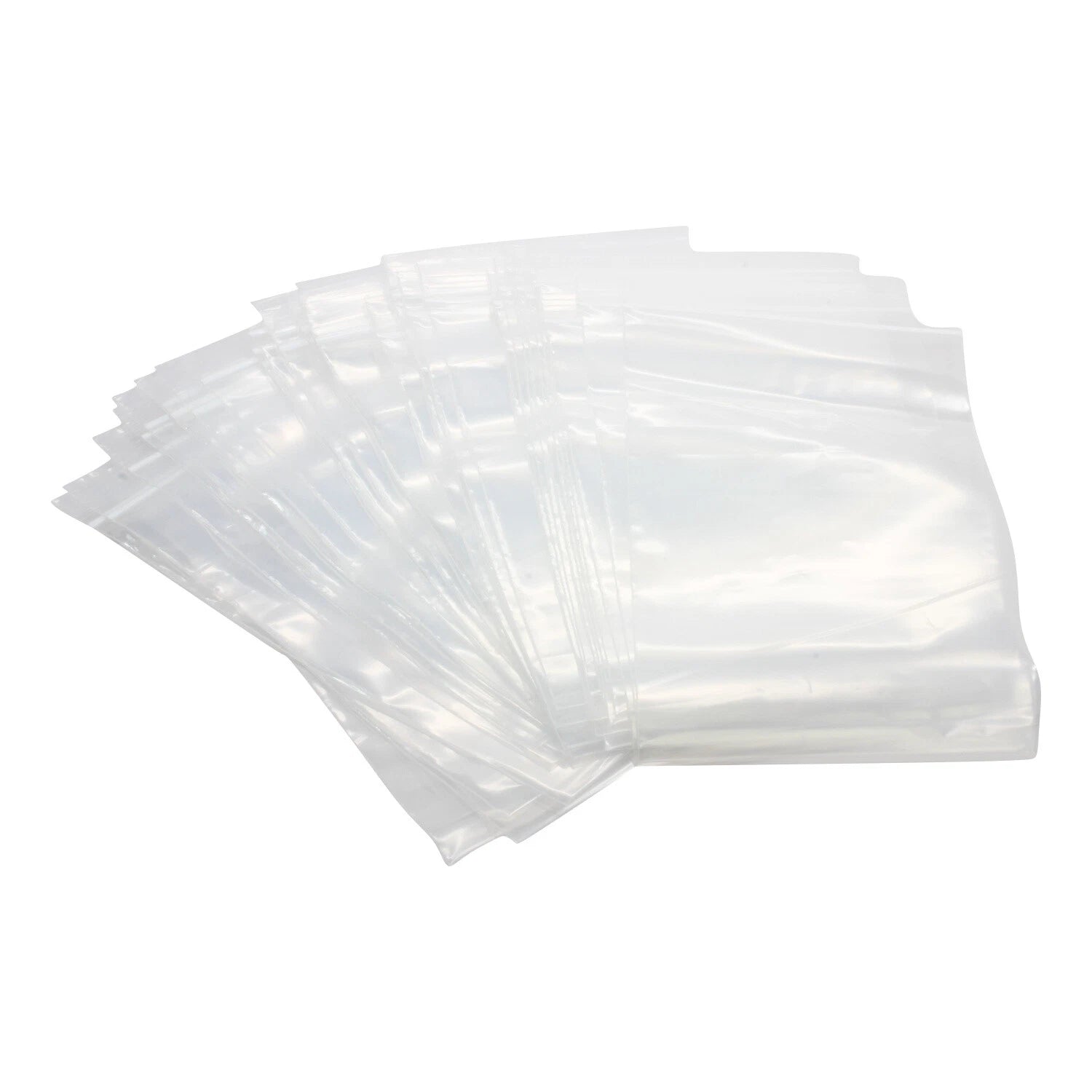 200 Resealable 4 Mil Thick Clear Poly 5" X 8" Zip Seal Food Storage