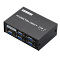 4 Ports Vga Svga Monitor Sharing Manual Switch Box Out For Lcd Pc Tv