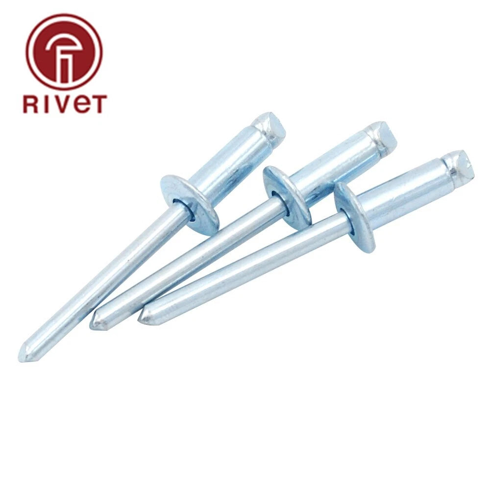 M3.2/M4/M4.8/M<wbr/>5 Steel &amp; Steel Round head Blind Rivets Nail Pop Rivet Open