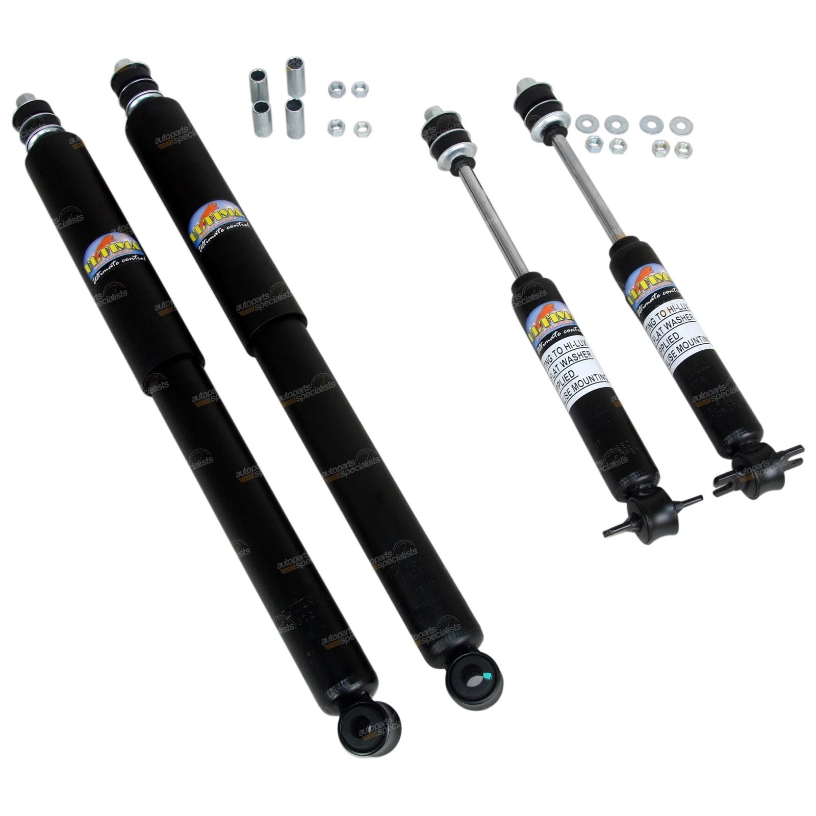 Front + Rear Gas Shock Absorbers For Torana Lh Lx Uc 74-79 Slr