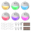 Everbrite 6-pack Led Motion Sensor Night Light Dimmable 15 Rgb Colors