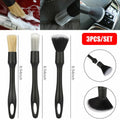 3pack Car Detail Brush Wash Auto Detailing Cleaning Kit Engine Wheel