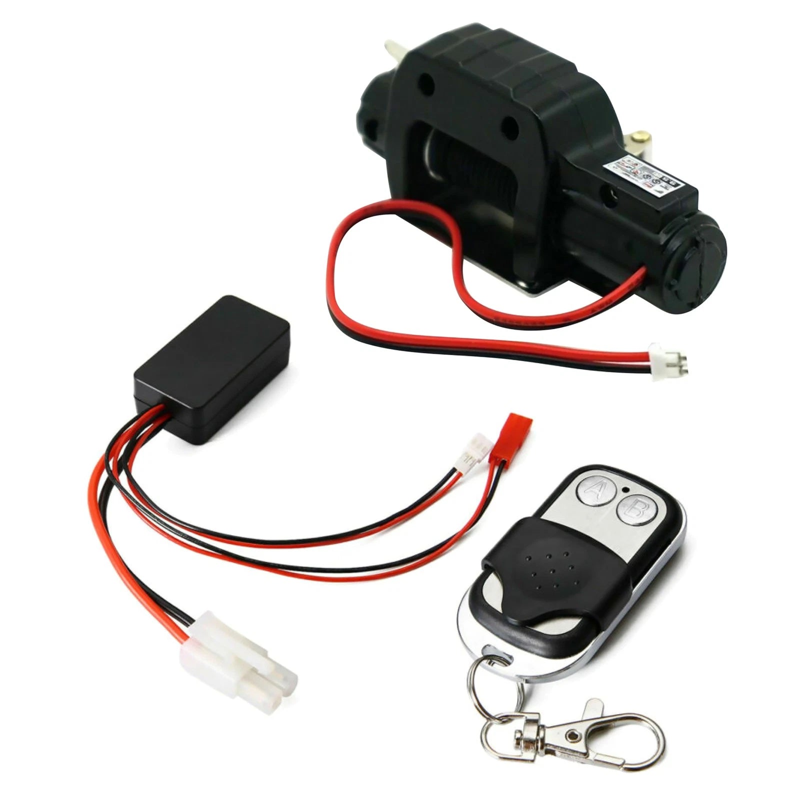 For Rc Car 1:10 Scx10 D90 Crawler "Warn" 9.5cti Winch+remote Control