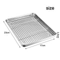 Robust Stainless Steel For Baking Sheet And Rack Set Healthy For