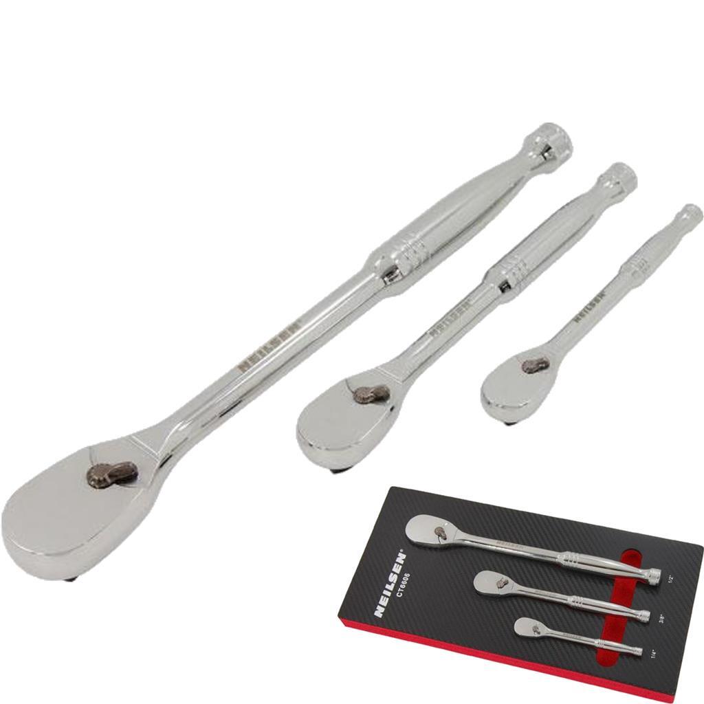 Neilsen Socket Pear Head Ratchet Handle Set