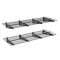 2-pack 2x6ft Garage Wall Shelving 72”x24” Heavy Duty Metal Wall