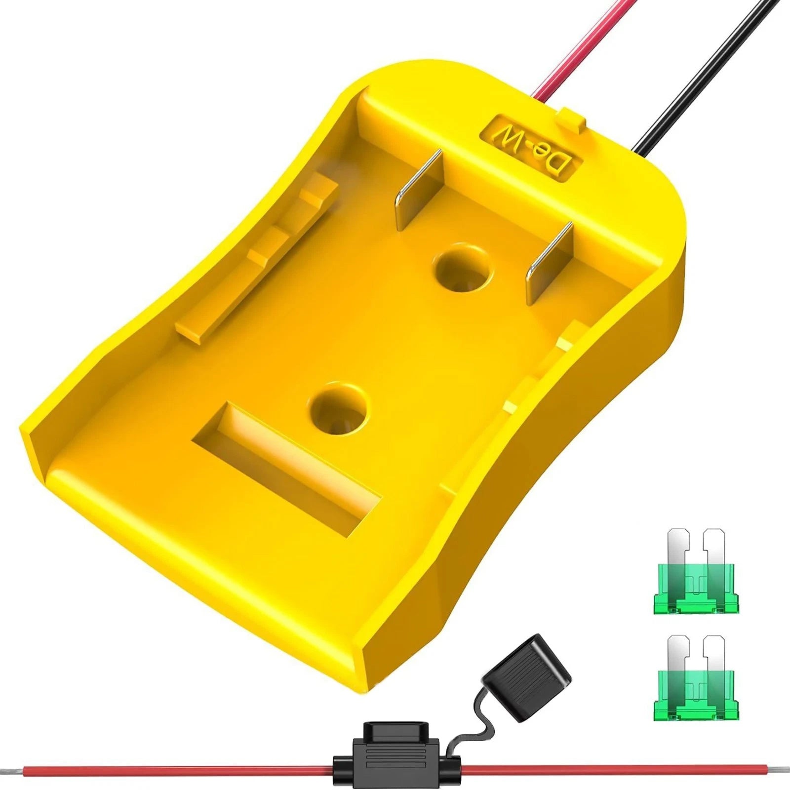 Power Wheels Adapter Dock With Fuse 12awg Wire For Dewalt