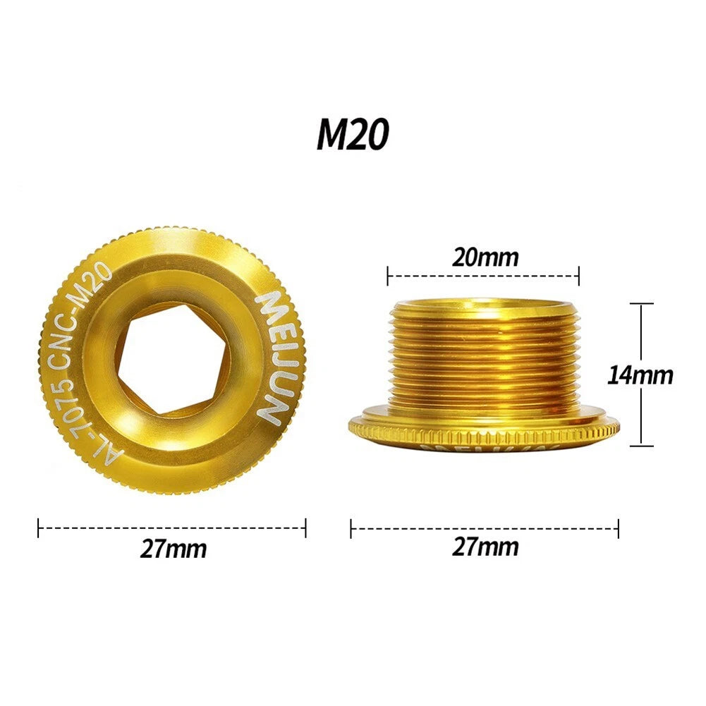 Crankset Screw Cap M20 Replacement For Xt For Xtr For Fsa Aluminum