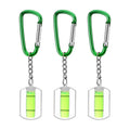 3-pack Small Bubble Level With Keychain Mini Pocket Tool Spirit Level