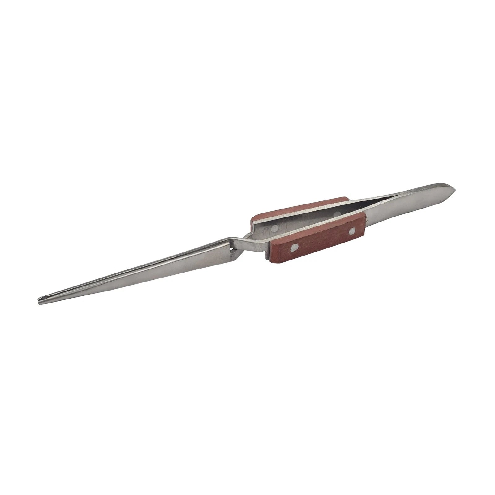 6-1/2" Long Tweezer Cross Locking For Thin Wire Holding (Hole Size: 1