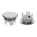 Cover And Enhance Your Drain Holes With Chrome Round Trim Rings Set