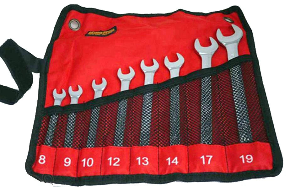 Industrial Quality Combination Ring Open End Spanner Mirror Polish