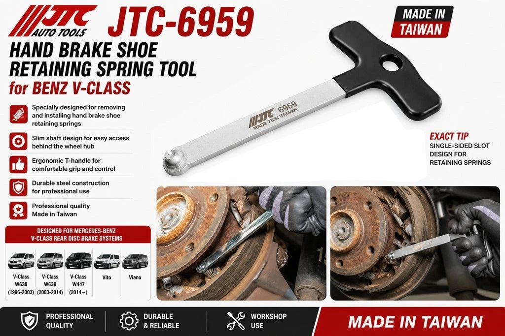 Jtc-6959 Hand Brake Shoe Retaining Spring Tool For | Built Supply Co
