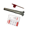 M12 MT3 chamfer cutter set with 10pcs SDMB26152 AH120 carbide