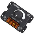 Led Light Strip Dimmer Pwm Dimming Controller Knob On/off Switch Dc